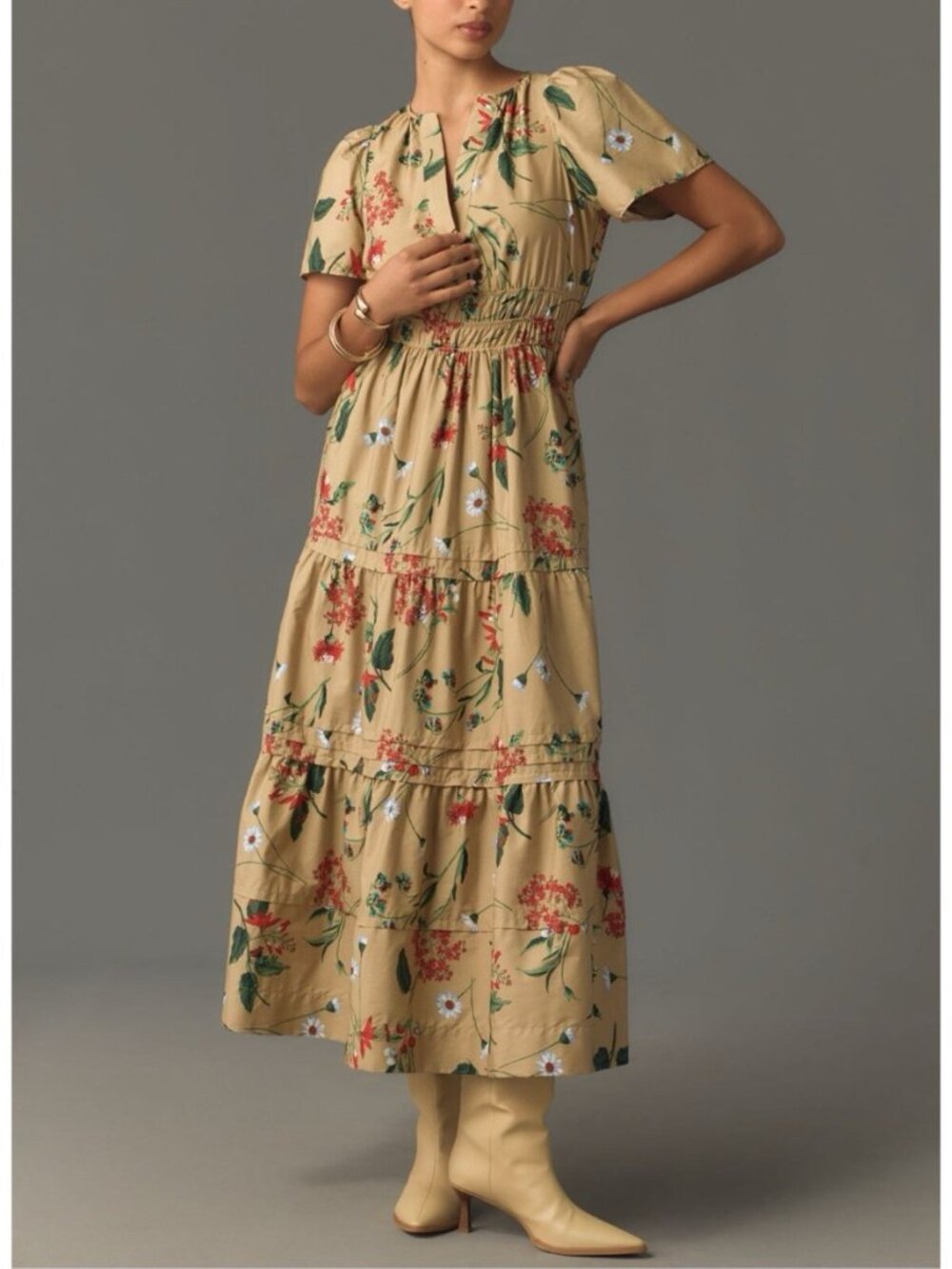 Anthropologie The Somerset Maxi Dress Med